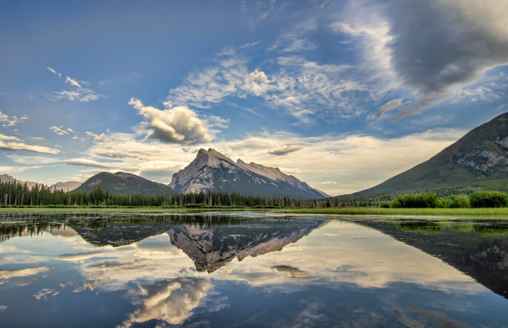 Mount Rundle In Banff National Park