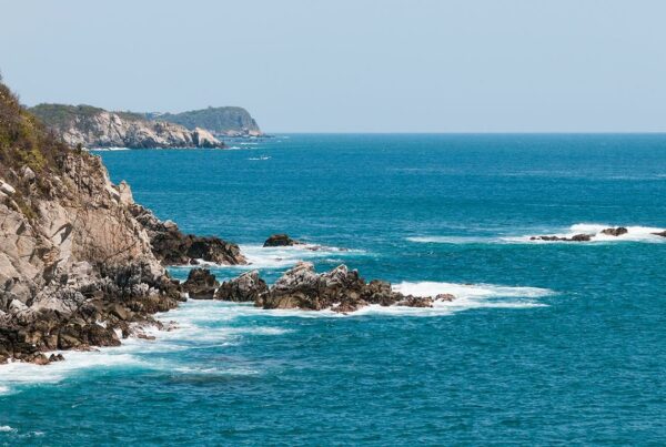 Rugged Huatulco Oaxaca Coast in Mexico
