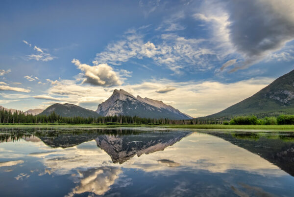 Mount Rundle In Banff National Park