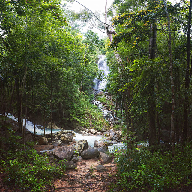 Phaeng Waterfall in Than Sadet National Park.