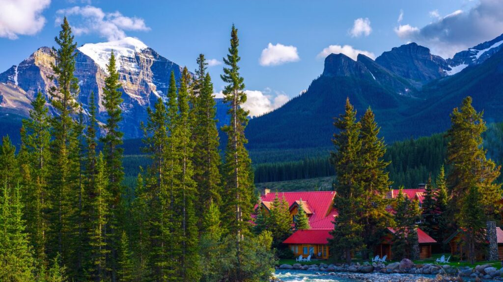 Lake Louise and Mount Temple