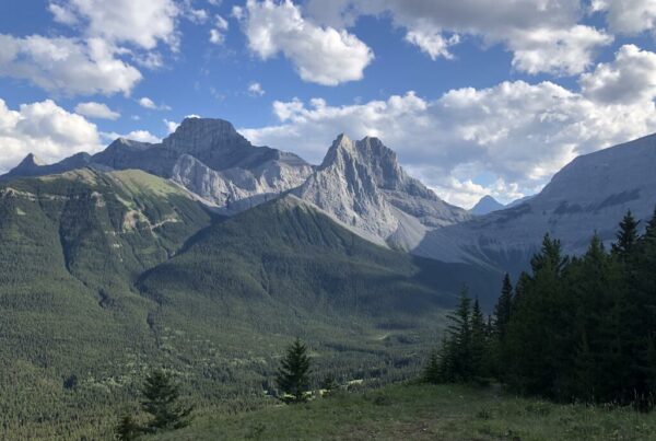 Mount Lougheed From Wind Ridge