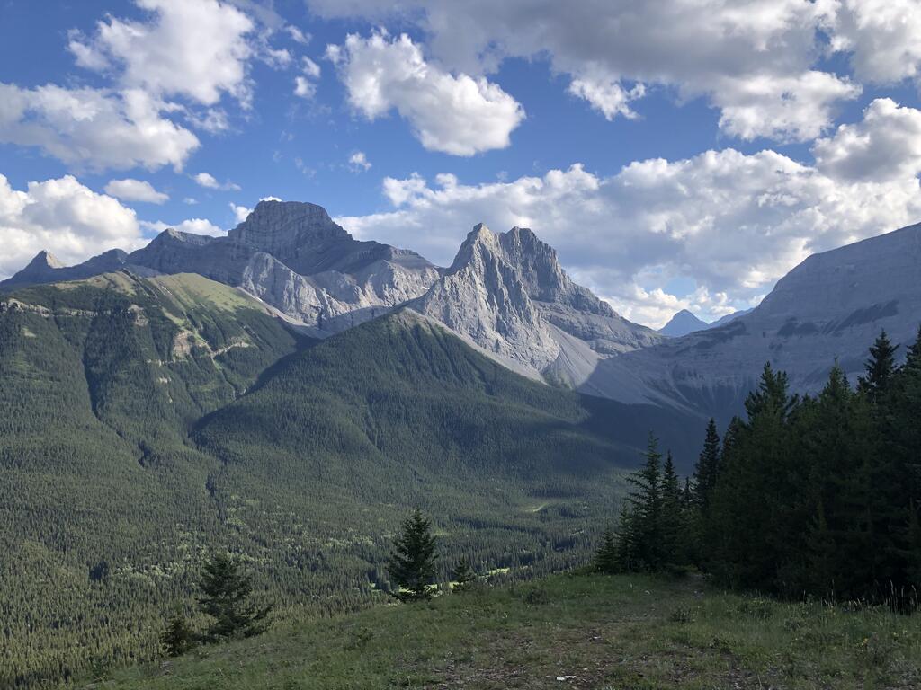 Mount Lougheed From Wind Ridge